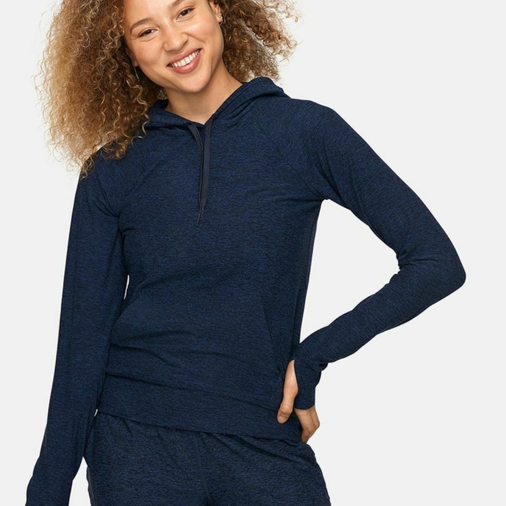 Outdoor Voices Cloudknit Dark Blue Hoodie